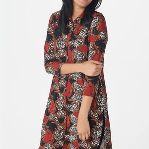 ‘Attitudes by Renee’  Animal Printed Duster (Plus)